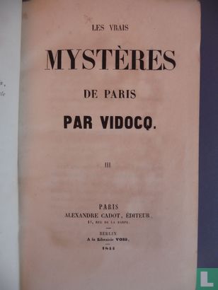 Les vrais mystères de Paris - Afbeelding 3
