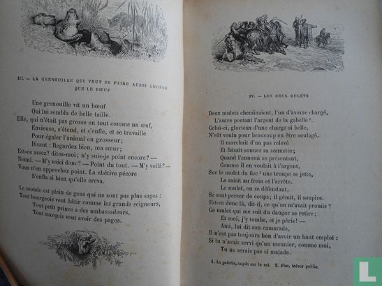 Choix de Fables. 1893. La Fontaine. - Image 3