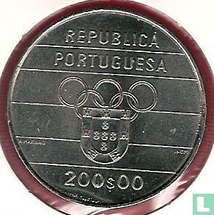 Portugal 200 Escudo 1992 (Kupfer-Nickel) "Summer Olympics in Barcelona" - Bild 2