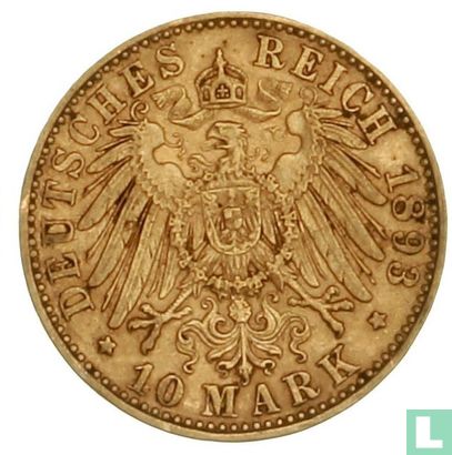 Pruisen 10 mark 1893 - Afbeelding 1