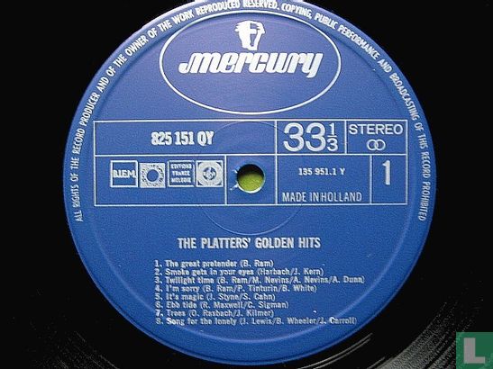 The Platter's Golden Hits   - Afbeelding 3