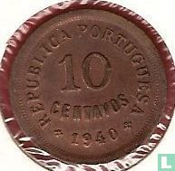 Portugal 10 centavos 1940 - Afbeelding 1