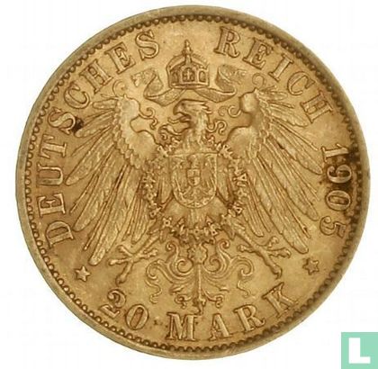 Pruisen 20 mark 1905 (A) - Afbeelding 1