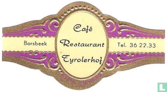 Café Restaurant Tyrolerhof - Borsbeek - Tel. 36 22.33  - Afbeelding 1