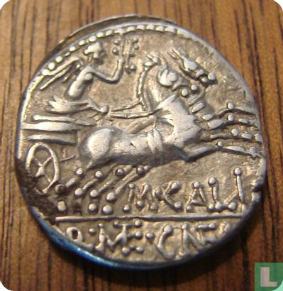 Romeinse Republiek, AR Denarius, 117-116 BC, M. Calidius, Q. Metellus en Cn. Fulvius, Rome - Bild 2