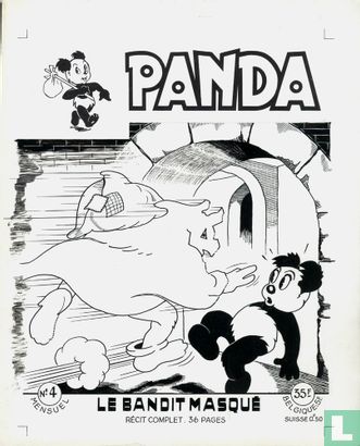 Originele cover franstalige uitgave Panda - Afbeelding 1