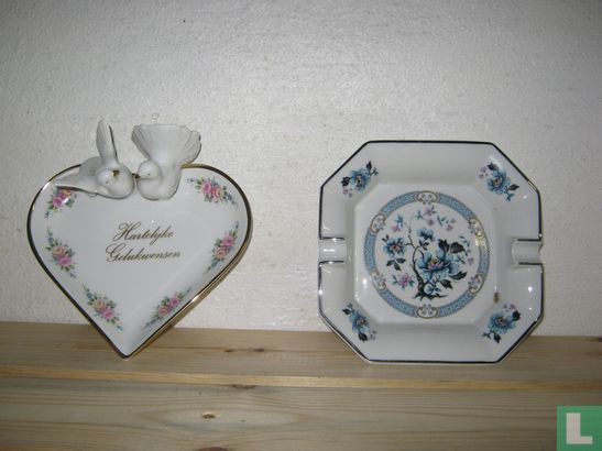 Porcelaine de Limoges Asbak - Bild 1