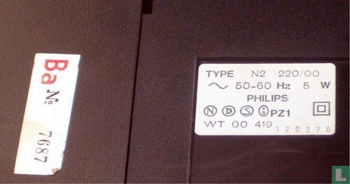 Philips N2220 tafelmodel cassette-recorder - Image 3
