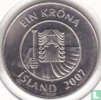 Iceland 1 króna 2007 - Image 1