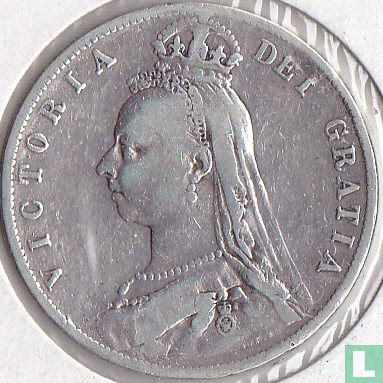 Royaume-Uni ½ crown 1889 - Image 2