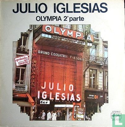 Julio Iglesias Olympia 2e parte  - Afbeelding 1