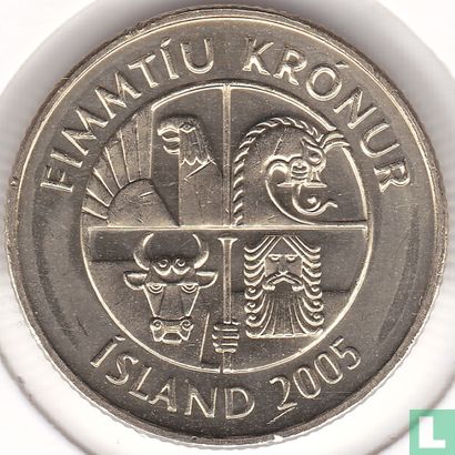 IJsland 50 krónur 2005 - Afbeelding 1