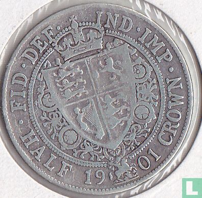 Royaume-Uni ½ crown 1901 - Image 1