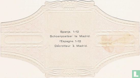 Schoenpoetser te Madrid - Afbeelding 2