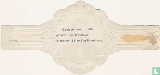 M. Mouscorsky, né en 1839 à Karevo, mort en 1881 à Sint-Pietersburg  - Image 2