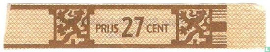 Prijs 27 cent - Agio Sigarenfabriek N.V. Duizel    - Image 1