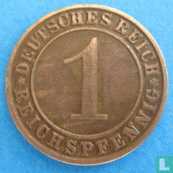 Deutsches Reich 1 Reichspfennig 1927 (G) - Bild 2