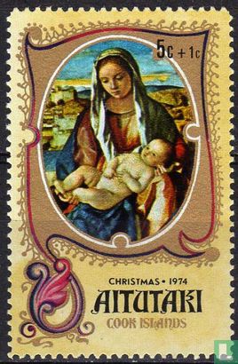 Tableaux de la Vierge et l'Enfant 