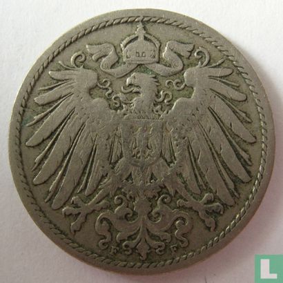 Empire allemand 10 pfennig 1896 (F) - Image 2