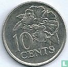 Trinidad and Tobago 10 cents 2001 - Image 2