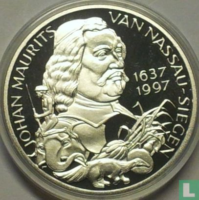 Nederland 25 ecu 1997 "Johan Maurits van Nassau" - Bild 2
