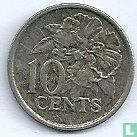 Trinidad and Tobago 10 cents 1998 - Image 2