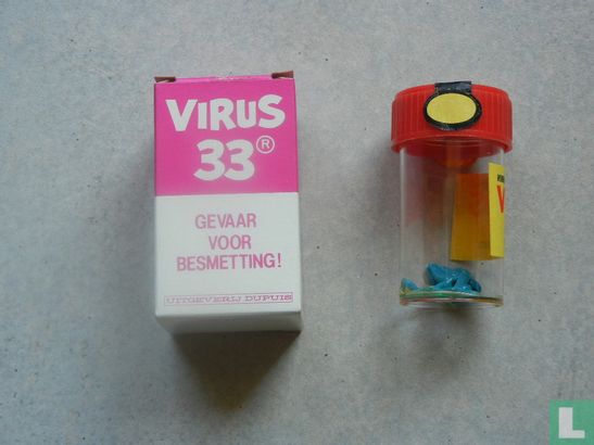 Virus 33-blue in jar - Image 1