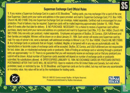 Superman Exchange Card - Bild 2