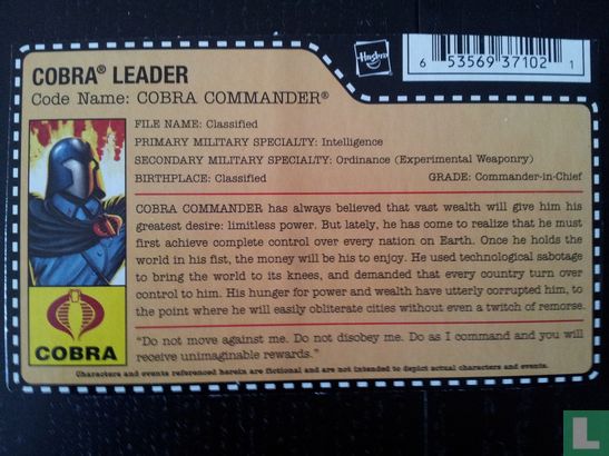 Cobra Commander (V39) - Image 3