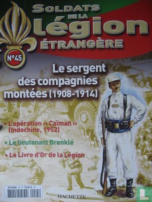 SERGENT DES COMPAGNIES MONTEES 1908-1914 - Afbeelding 3