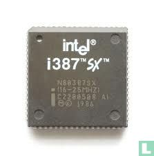 Intel - i387SX co-processor voor i386
