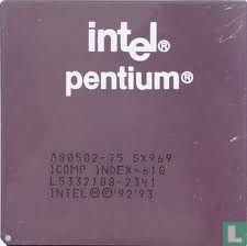 Intel - Pentium 75 (type P5 - 2e série) 3,3 V