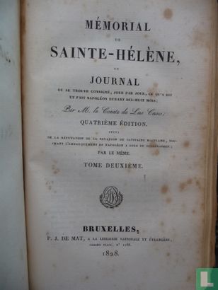 Mémorial de Sainte-Hélène tome premier et second - Afbeelding 3