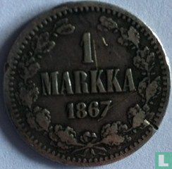 Finlande 1 markka 1867 - Image 1