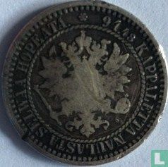 Finlande 1 markka 1867 - Image 2