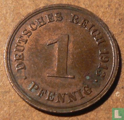 German Empire 1 pfennig 1913 (E) - Image 1