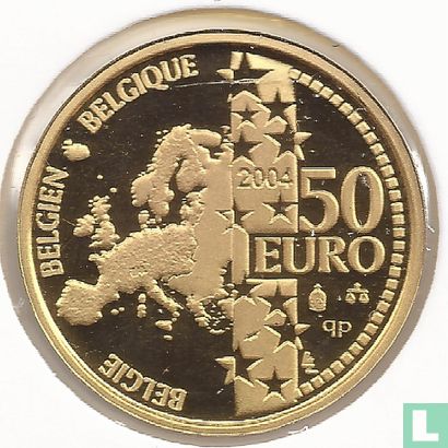 België 50 euro 2004 (PROOF) "70th anniversary of King Albert II" - Afbeelding 1