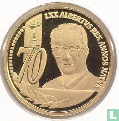 België 50 euro 2004 (PROOF) "70th anniversary of King Albert II" - Afbeelding 2