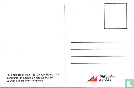 Werbekarte Philippine Airlines / Kutsche in Intramuros - Bild 2