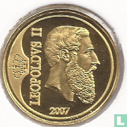 Belgium 12½ euro 2007 (PROOF) "King Leopold II" - Image 1