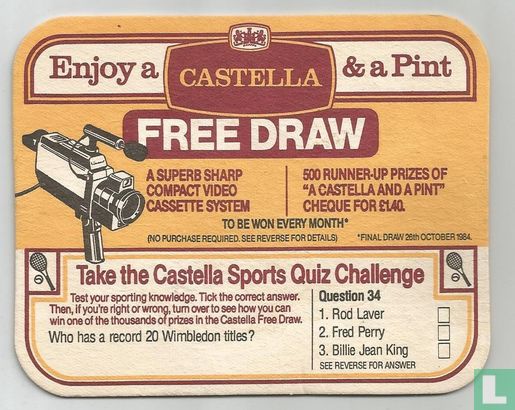 Enjoy a Castella & a Pint - Image 1