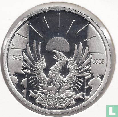 België 10 euro 2005 (PROOF) "60th Anniversary of Liberation" - Afbeelding 1