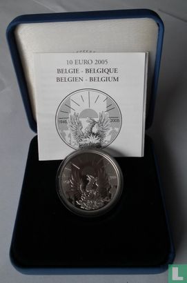 Belgium 10 euro 2005 (PROOF) "60th Anniversary of Liberation" - Image 3