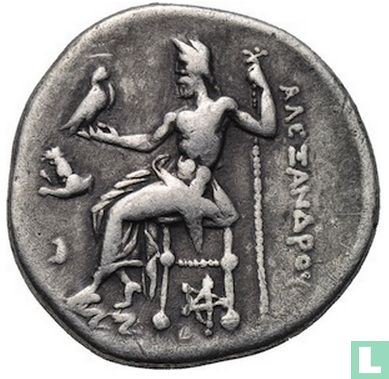Königreich Makedonien-AR Drachme Alexander der große Kolophon 301-297 v. Chr.. - Bild 2