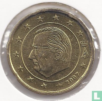 Belgique 20 cent 2007 - Image 1