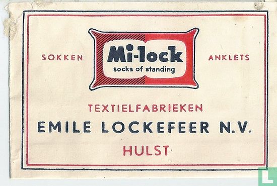 Textielfabrieken Emile Lockefeer N.V. - Mi-Lock - Afbeelding 1
