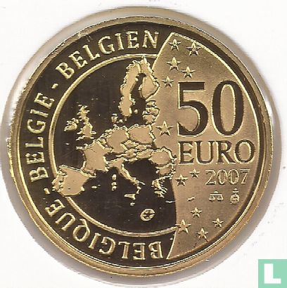 België 50 euro 2007 (PROOF) "50 years Treaty of Rome" - Afbeelding 1