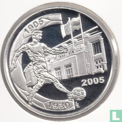Belgium 10 euro 2005 (PROOF) "100th Anniversary of West Flanders Derby - 75th Anniversary of Heizel Stadium" - Image 1