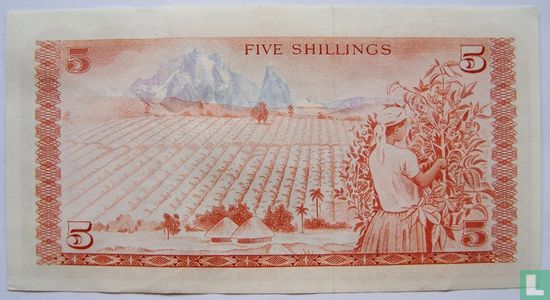 Kenya 5 shillings 1975 p-11b - Image 2