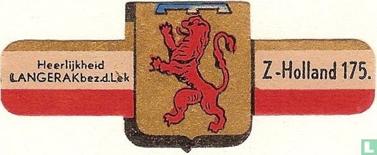 Heerlijkheid Langerak bez.d.Lek - Afbeelding 1